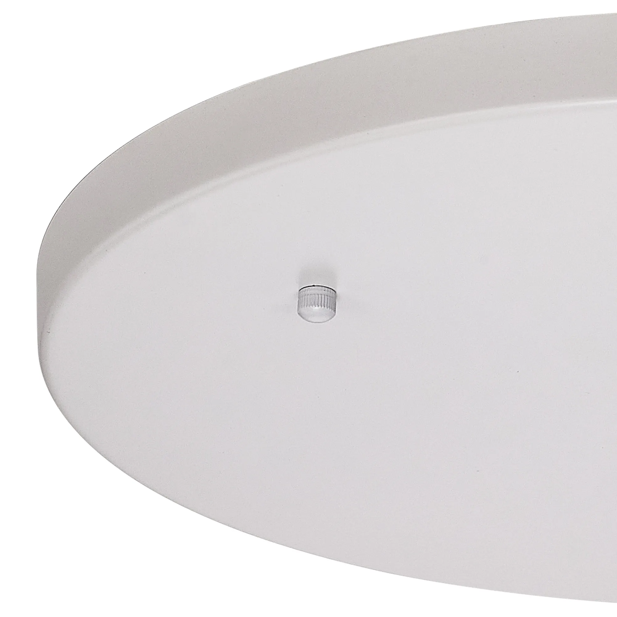 Hayes No Hole 40cm Round Ceiling Plate White D0830WH/NH  Deco Hayes No Hole White